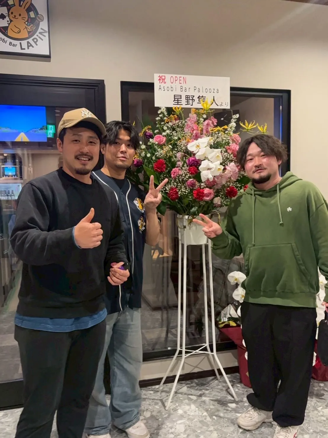 姉妹店のAsobiBar LAPINのリニューアルオープンお...